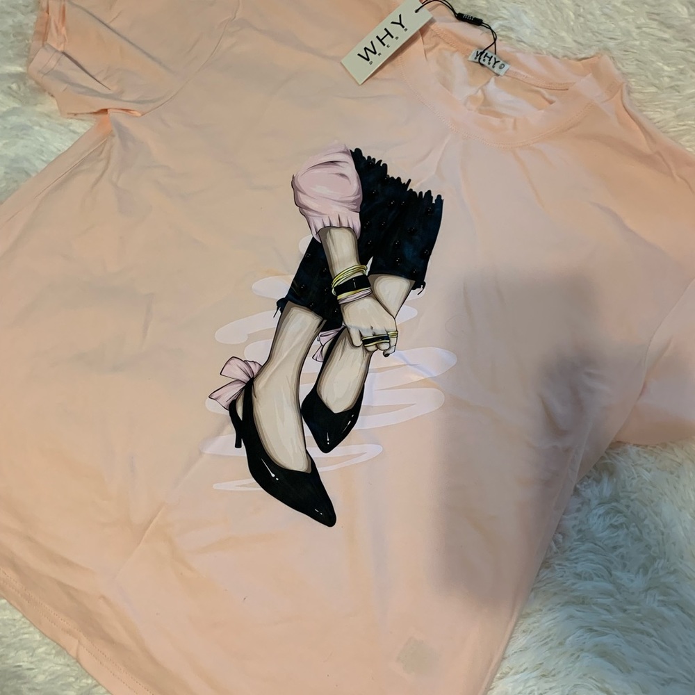 Light Pink graphic top